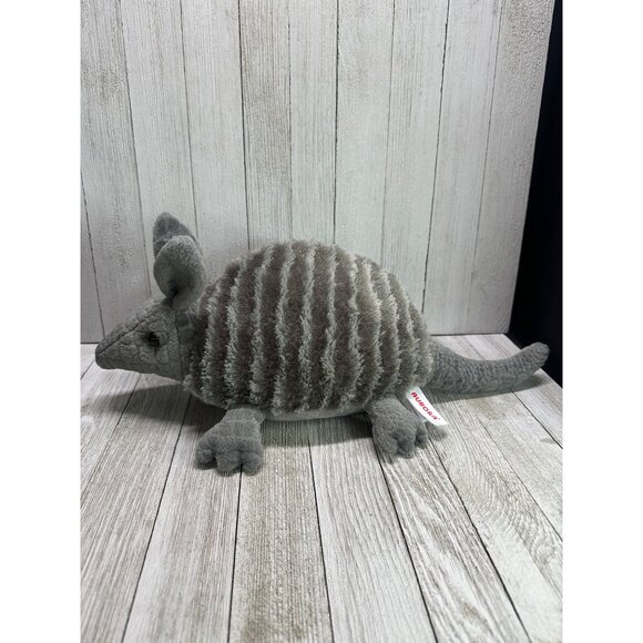 Aurora Texas Armadillo Relaxed Plush Soft Toy 12'' Stuffed Animal Christmas Gift - Picture 3 of 7